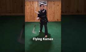Flying Kamas Martial arts practice | Kamas artes marciales | Martial arts weapons tricks & tutorials