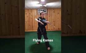 Flying Kamas Martial arts | Kamas voladoras artes marciales |Martial arts weapons tricks & tutorials