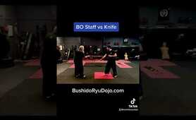 “BO” Staff vs Knife | Martial Arts Weapons | Self Defense